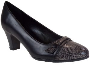 Katia Shoes (Anneto) Γυναικεία Παπούτσια Γόβες Κ53-5096 Μαύρο Φίδι