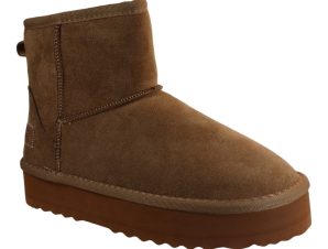 SUPERDRY Shoes Γυναικεία Μποτάκια Ankle Boots SPD158 Κάμελ