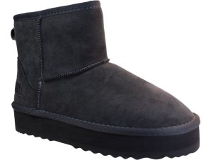 SUPERDRY Shoes Γυναικεία Μποτάκια Ankle Boots SPD158 Γκρί