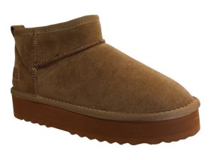 SUPERDRY Shoes Γυναικεία Μποτάκια Ankle Boots SPD159 Κάμελ