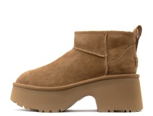 CLASSIC ULTRA MINI NEW HEIGHTS PLATFORM ANKLE BOOTS WOMEN UGG