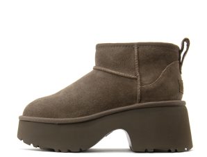 CLASSIC ULTRA MINI NEW HEIGHTS PLATFORM ANKLE BOOTS WOMEN UGG