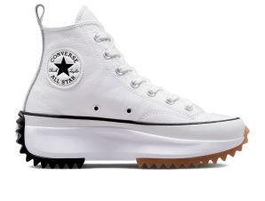 CONVERSE RUN STAR HIKE PLATFORM FOUNDATIONAL LEATHER A04293C Λευκό