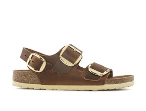 BIRKENSTOCK MILANO 1024067-COGNAC Καφέ