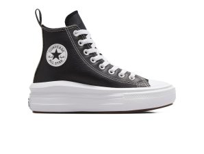 CONVERSE CHUCK TAYLOR ALL STAR MOVE PLATFORM LEATHER A04831C Μαύρο