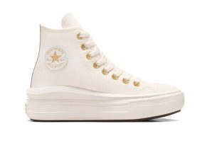 CONVERSE CHUCK TAYLOR ALL STAR MOVE TONAL CANVAS A08384C Εκρού