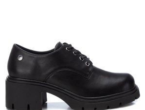 Γυναικεία Xti Γυναικεία Oxfords με Τακούνι 143104 Vegan ΜΑΥΡΟ