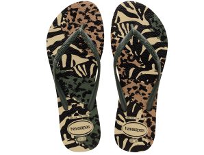 Havaianas – SLIM ANIMALS – GREY/GREEN OLIVE