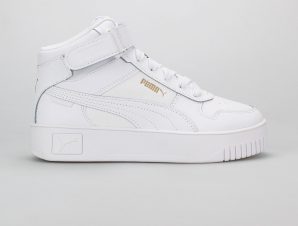 PUMA CARINA STREET MID SNEAKERS ΑΣΠΡΟ