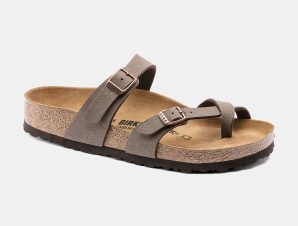 BIRKENSTOCK MAYARI BIRKO-FLOR MOCCA SANDALS – REGULAR FIT ΚΑΦΕ