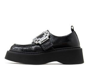 BLISS PATENT LEATHER FLATFORM LOAFERS WOMEN NOA HARMON