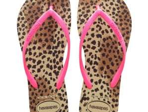 HAVAIANAS SLIM ANIMALS SAND ΓΚΡΙ/PINK 4103352.9924