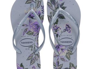 HAVAIANAS SLIM ORGANIC ASHLEY BLUE 4132823.9057