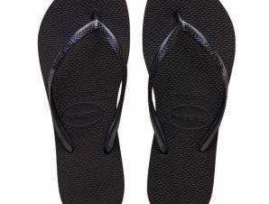 HAVAIANAS SLIM PLATFORM 4144537-0090 BLACK