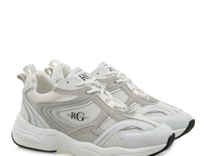 Renato Garini Γυναικεία Παπούτσια Sneakers 19R-996 Λευκό Πάγος Ασημί T119R9962T66