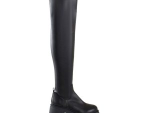 TSAKIRIS MALLAS Shoes Γυναικεία Μπότα OVER THE KNEE BOOTS 100-962 Μαύρο T21009624001