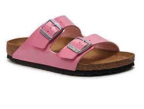 BIRKENSTOCK 1026957 CLASSIC ARIZONA PATENT CANDY PINK