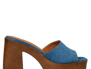 PLATFORM HEEL MULES