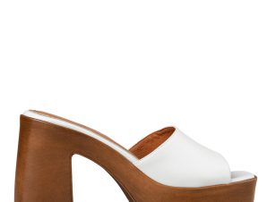 PLATFORM HEEL MULES