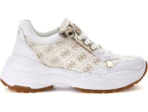 GUESS λευκό sneaker SAMRA 4G