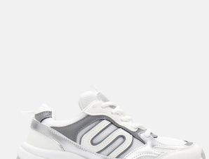 Sneakers Chunky σε Συνδυασμό Χρωμάτων – Λευκό